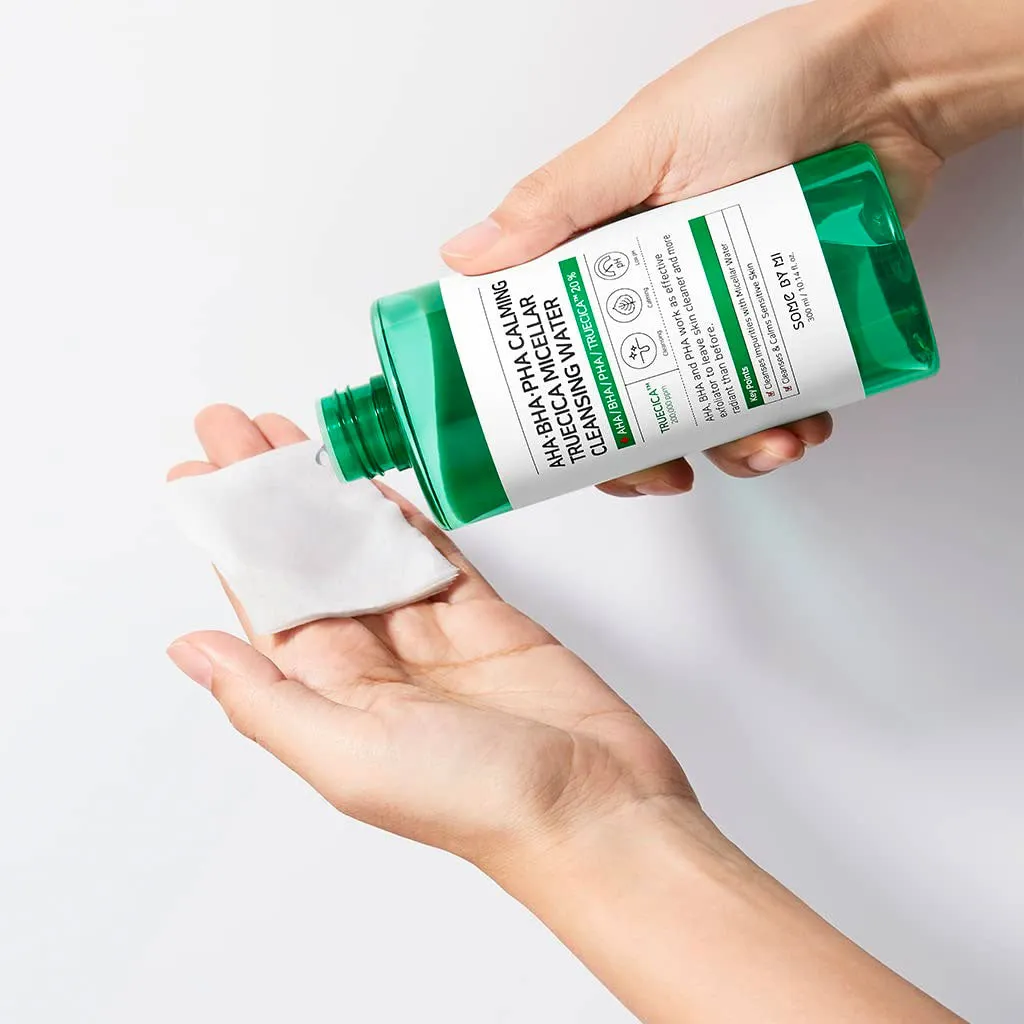 AHA BHA PHA Calming Truecica Micellar Cleansing Water