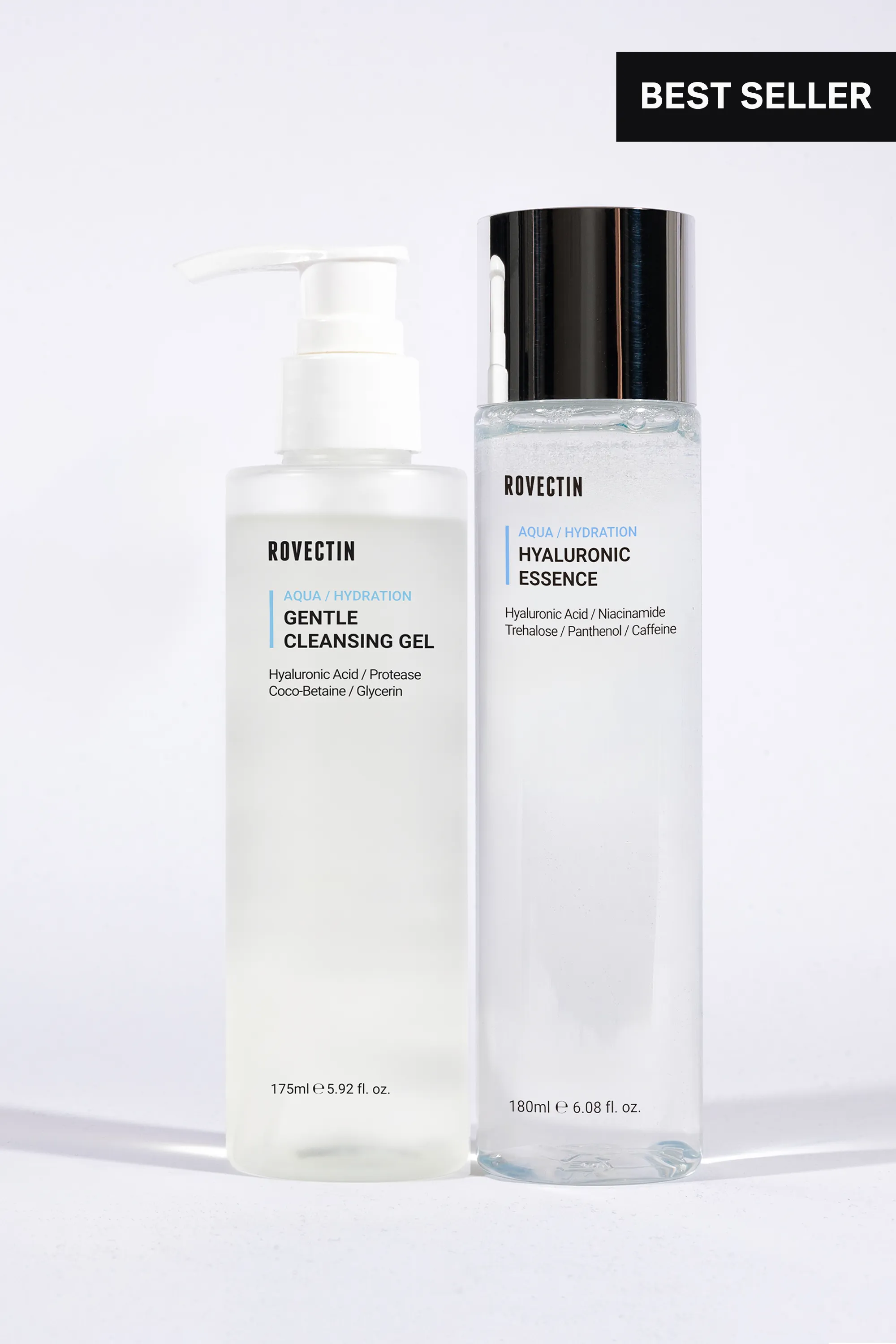 Aqua Cleansing Gel & Hyaluronic Essence Set