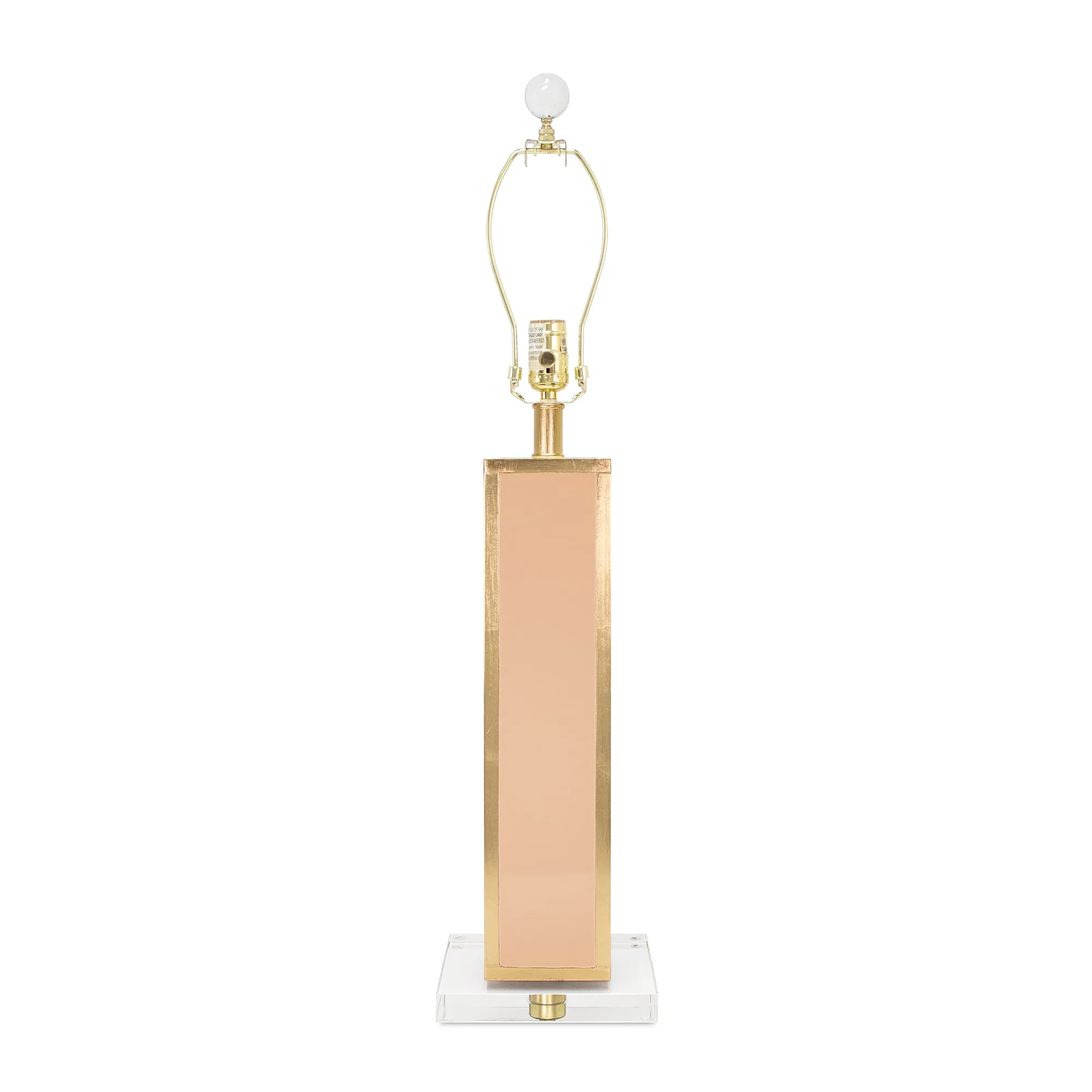 Blair Table Lamp- Blush & Gold