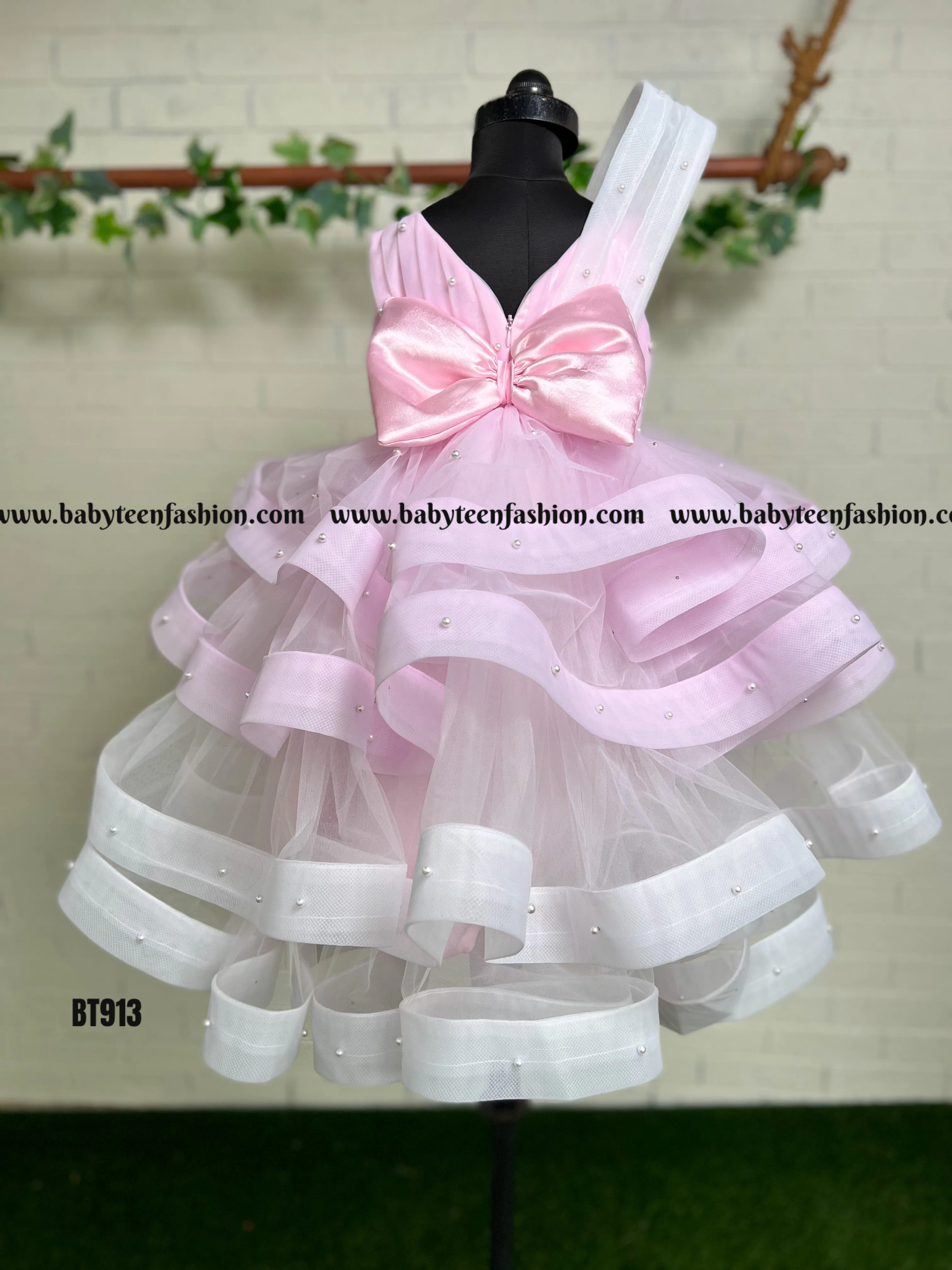 BT913 Blush Petal Princess Dress