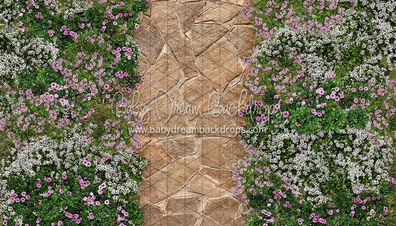 First Blooms of Spring Floor Fabric Drop (CC)