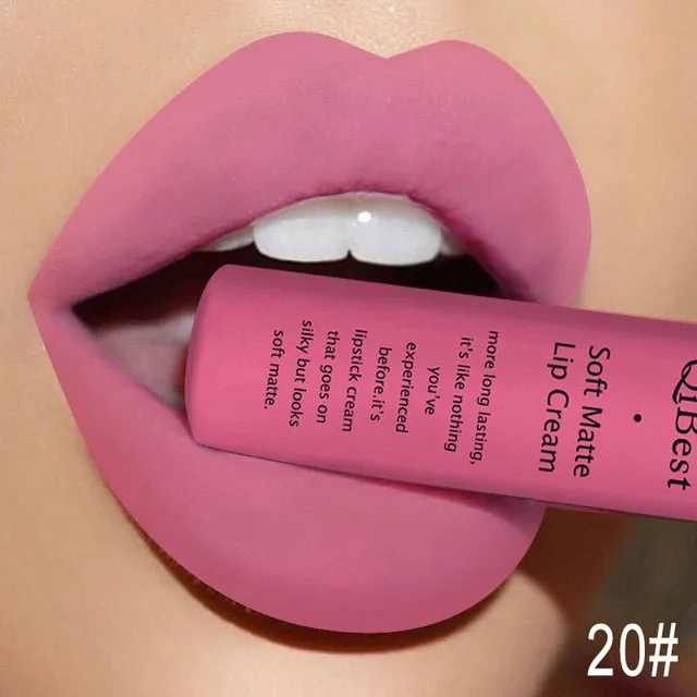 QIBEST Velvet Matte Liquid Lipstick