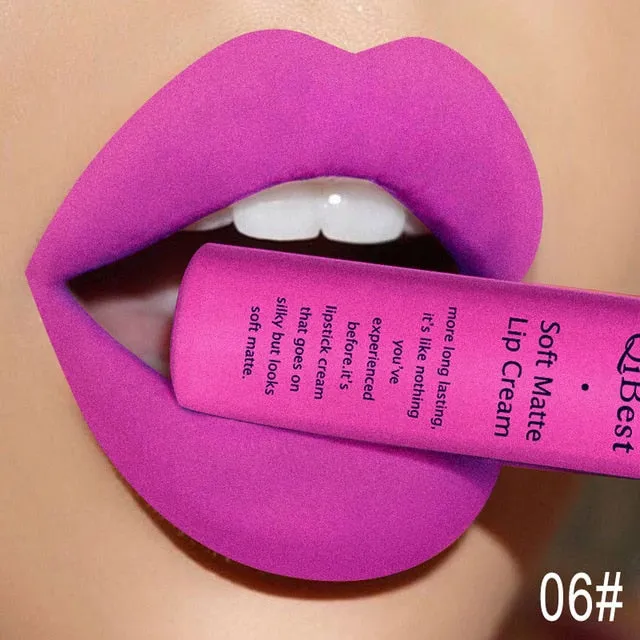 QIBEST Velvet Matte Liquid Lipstick