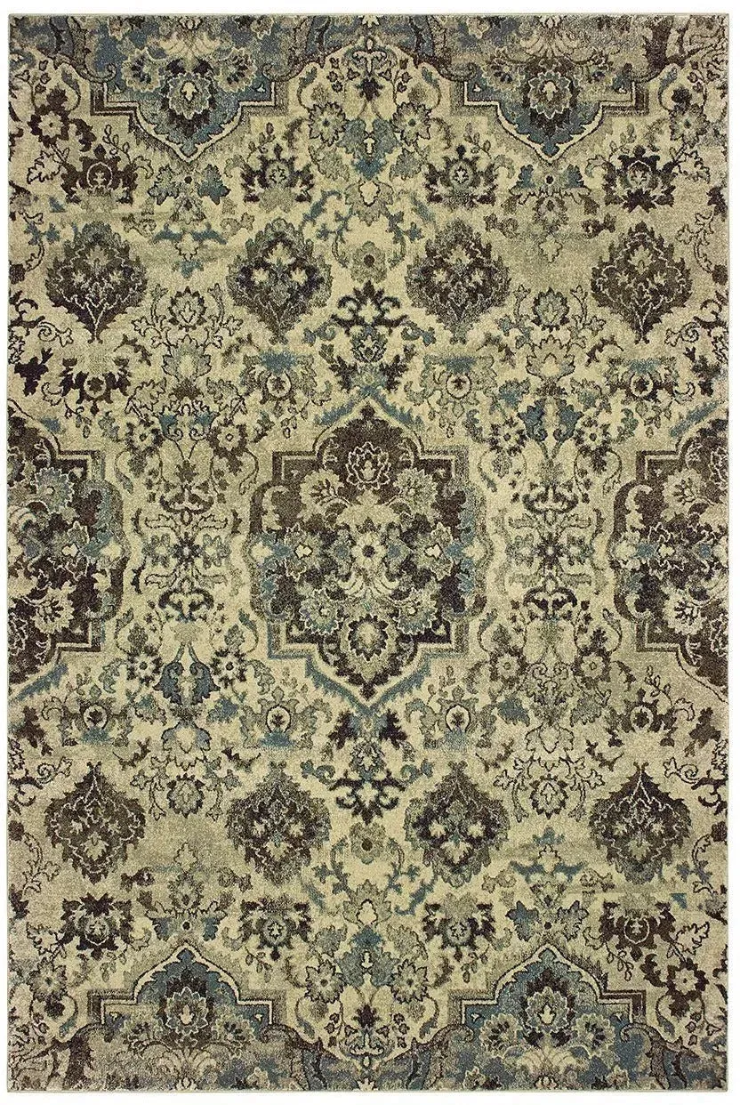 Raleigh 8027J Ivory Grey Rug