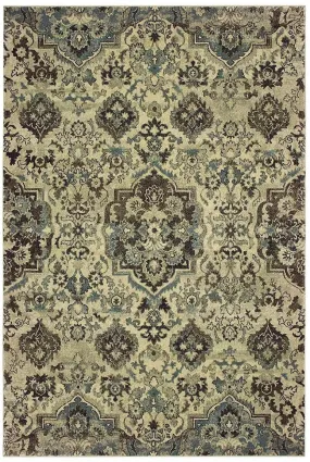 Raleigh 8027J Ivory Grey Rug