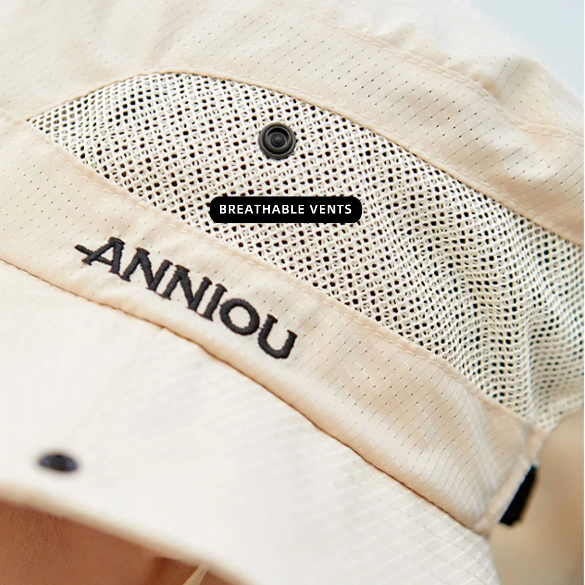 UV Protection Summer Mesh Bucket Hat