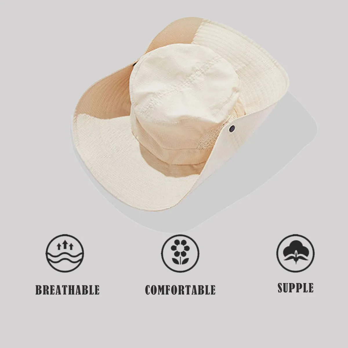 UV Protection Summer Mesh Bucket Hat