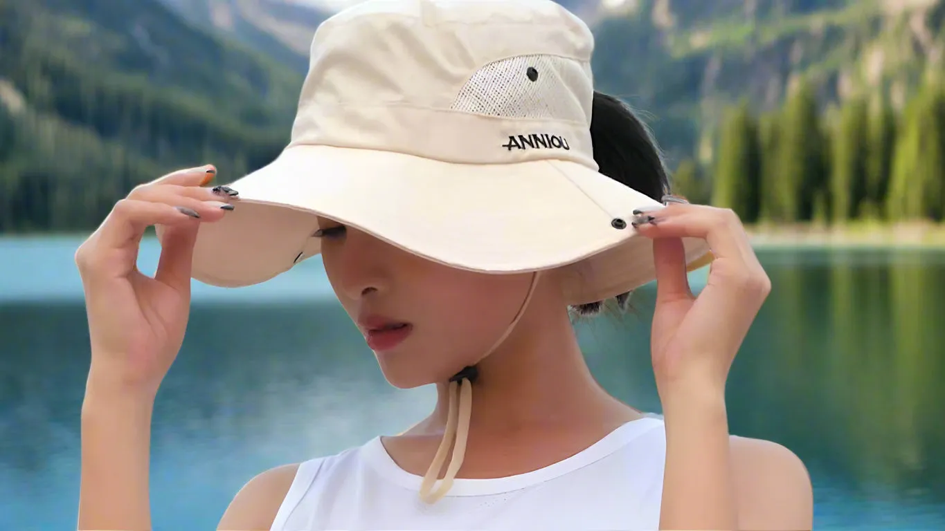 UV Protection Summer Mesh Bucket Hat
