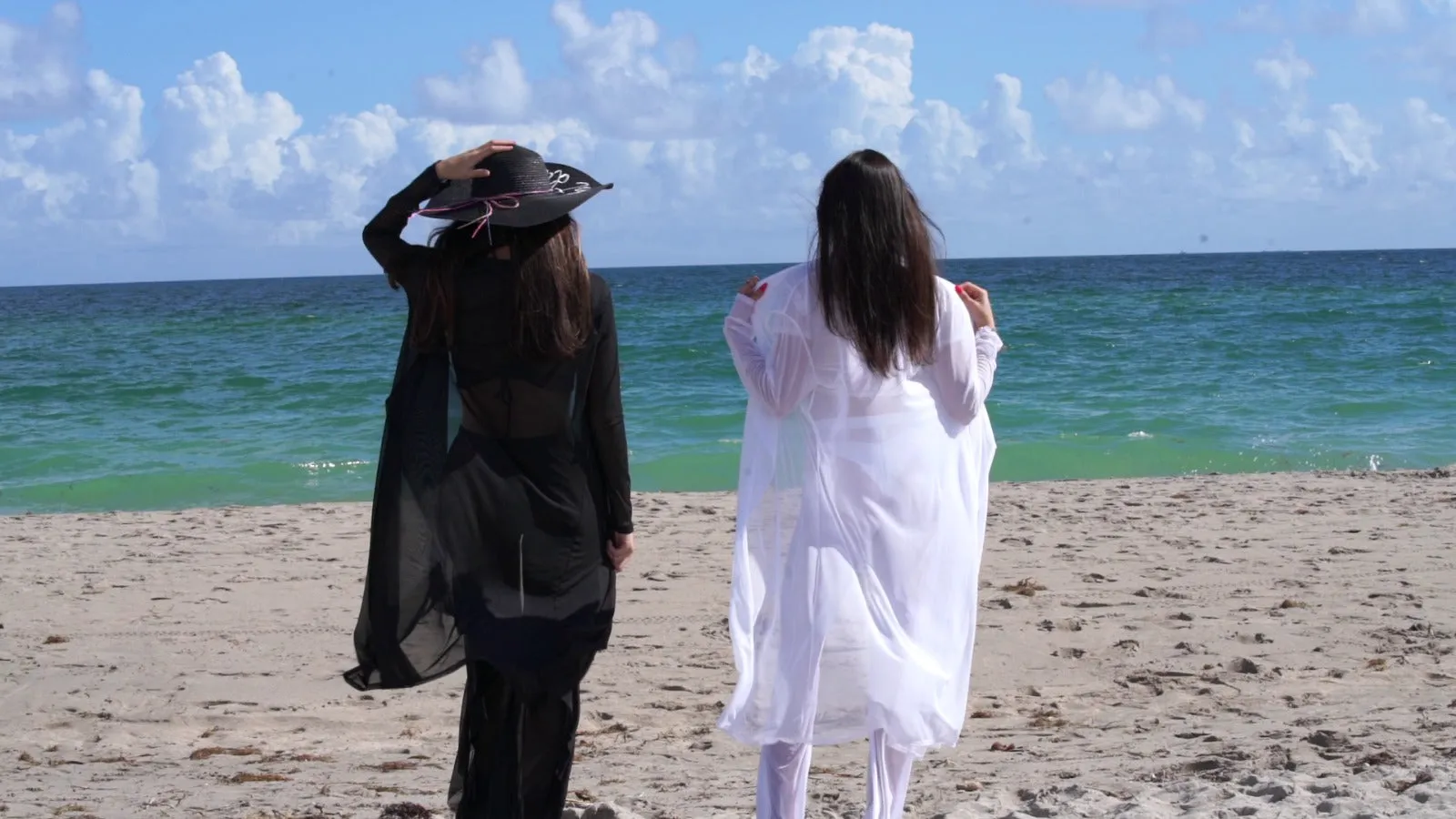 Women's Mesh Kimono Robe Cover Up with Long Sleeve Summer Sheer Beachwear